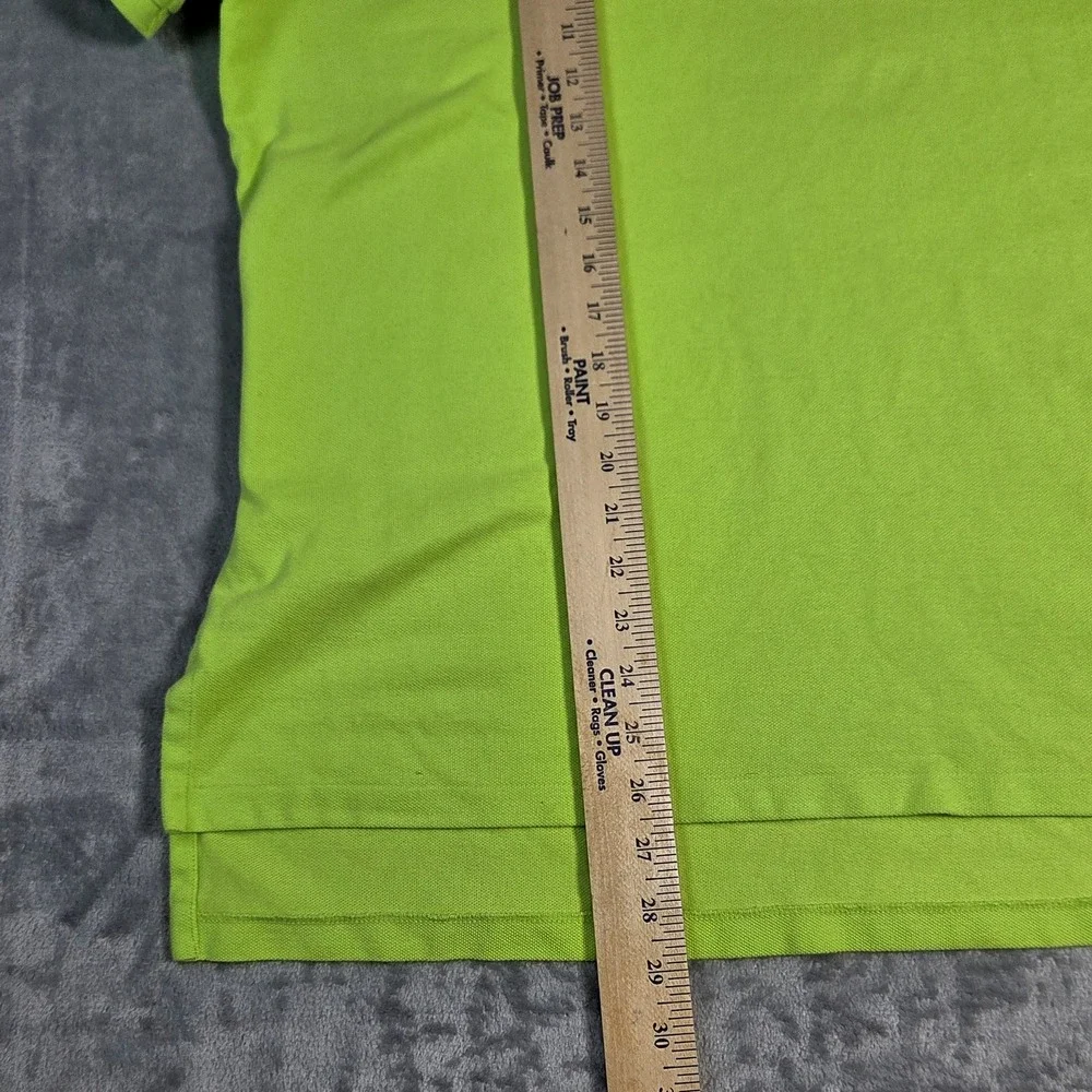 Polo Ralph Lauren‎ Men's XL Lime Green Polo Custom Fit Orange Pony